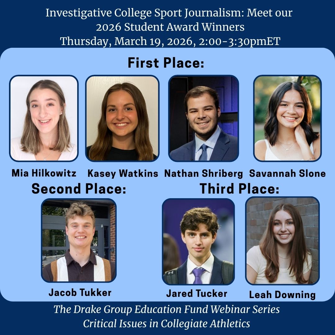 Join us for Webinar 55, where we will meet some of our 2026 student award winners.

us06web.zoom.us/webinar/regist…

#journalism #collegeathletics #collegesport
