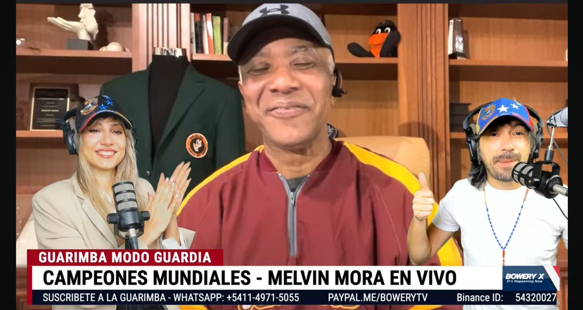 3 Grandes Venezolanos se unen en un solo Corazón ❤️,  <a href="/fun_melvinmora/">Fundación MelvinMora</a> <a href="/GastonLevar/">Gaston Levar</a> <a href="/ChacoCma/">CHACO</a>  Gracias por unir a un país  en estos espacios de Disfrute en medio de las pruebas.