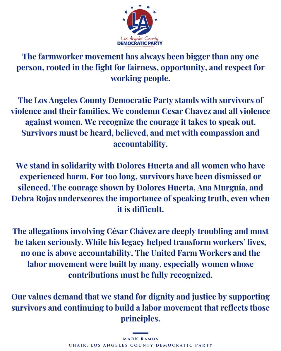 Los Angeles Democratic Party tweet media