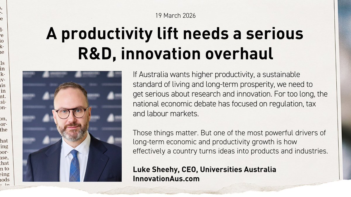 Universities Australia tweet media