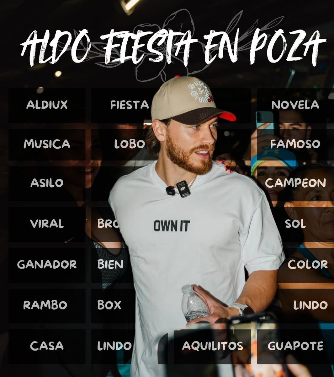 Nos unimos a la tendencia 😎

ALDO FIESTA EN POZA

by. <a href="/Alison_Nila/">Alison ᴬᴬ🦝 🇨🇱</a> 🩷