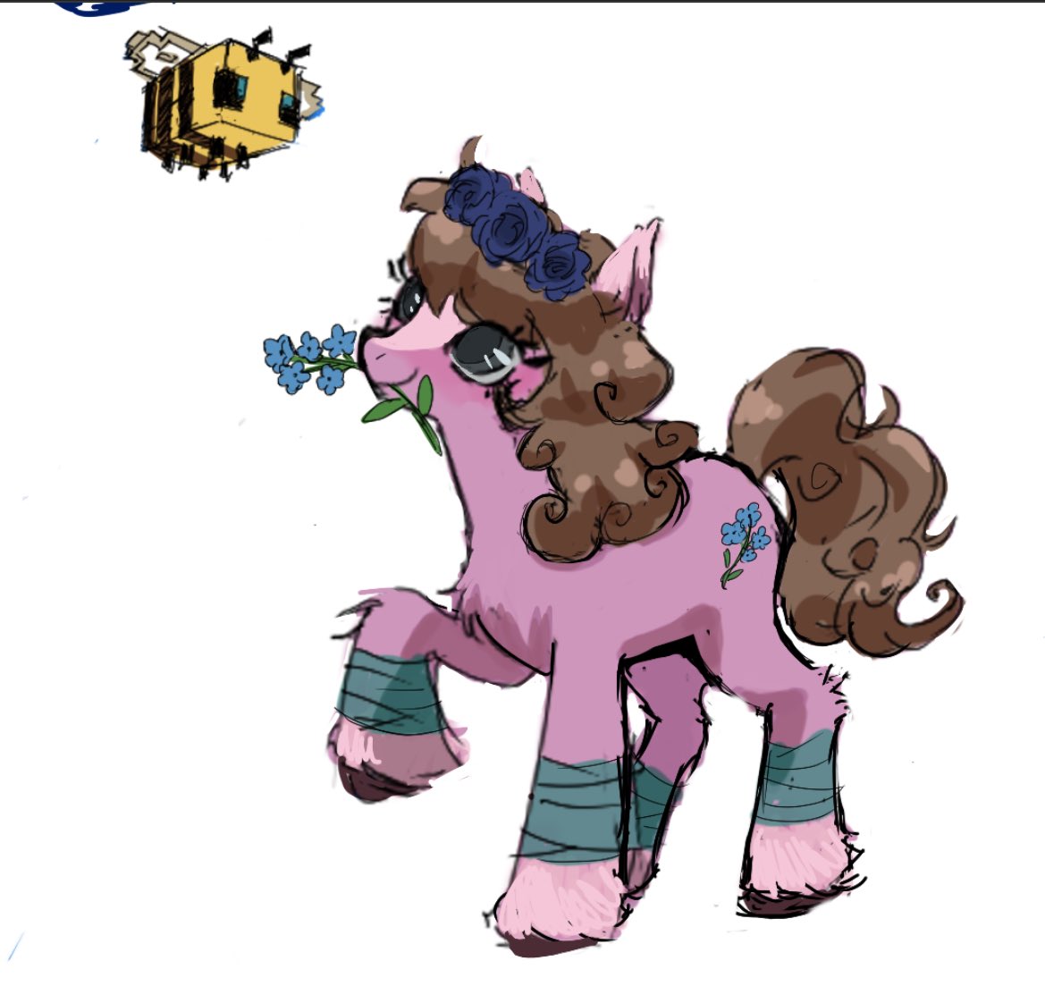 Jumana_500's tweet photo. Drew sunset trio as ponies in magma with my friend 
so excited for you guys to see her art 🤭

#decayedtwt #DecayedandDecrepit https://t.co/pBjEe3jvCZ
