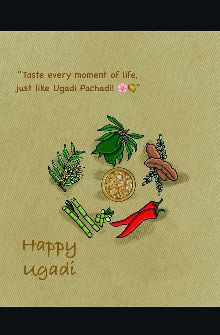 Sweet, sour, tangy, and bitter—Ugadi Pachadi is a beautiful reminder that life is a blend of all emotions. May this New Year bring balance, growth, and joy to everyone. 🌿🥭🥣
​#HappyUgadi #Ugadi2026 #NewBeginnings