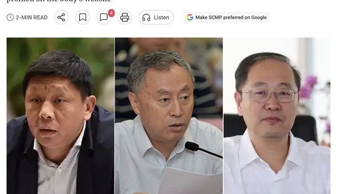 mrbcyber's tweet photo. Originally the disappearance of China's top military officials was thought to be connected to Taiwan.  The generals resisted Xi's invasion plans and were purged

Now that academics are being targeted as well this seems unlikely.  China's military industrial complex is simply dysfunctional.
