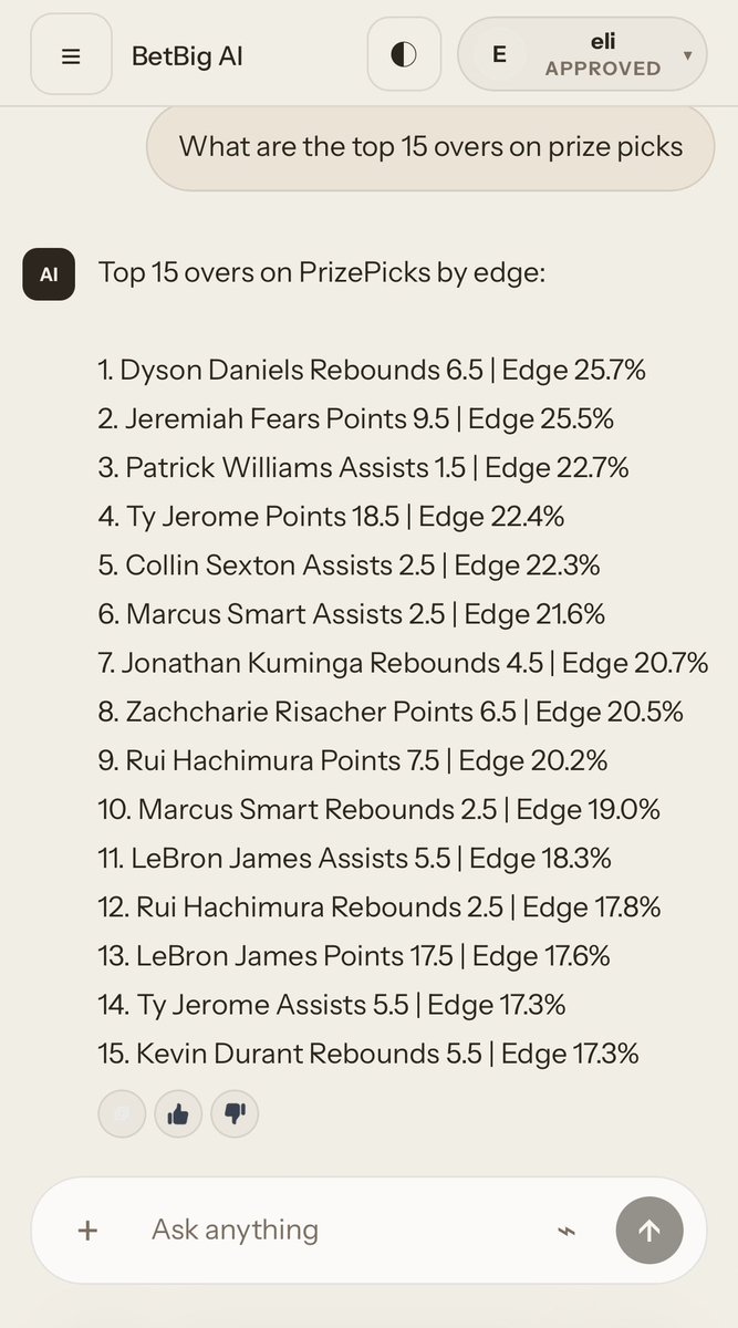 BetBigAI tweet media
