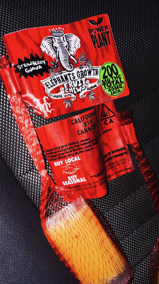 SuperChill AF x PwrPlantLA Elephants Growth Fruit Chews 🐘🔥