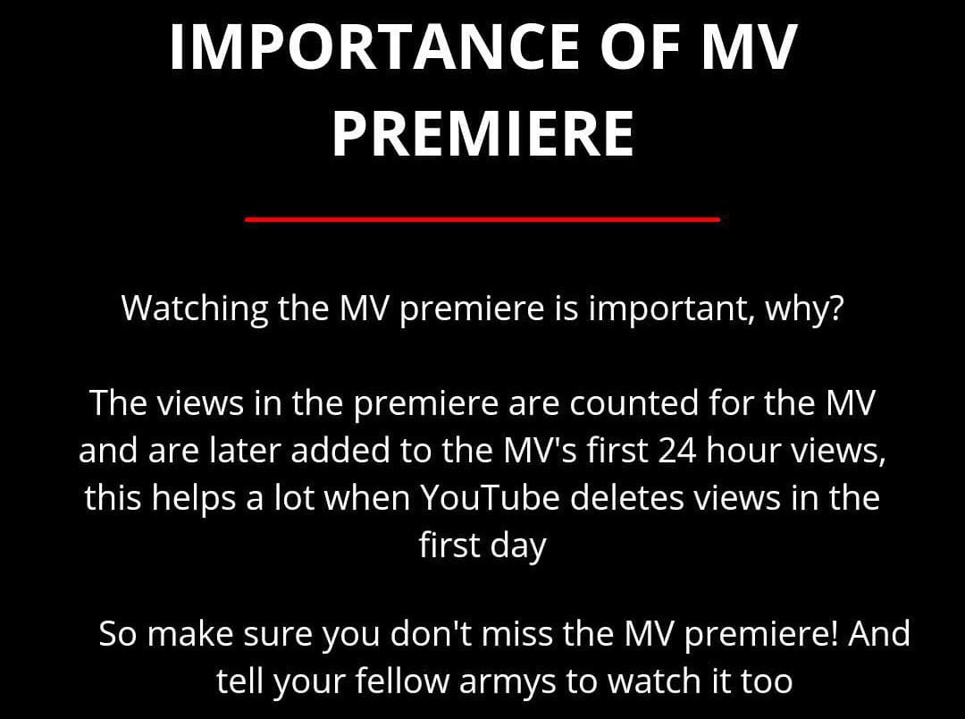 🚨 DIFUNDAN ESTO! 
La importancia de unirse a la PREMIERE en Youtube es GIGANTE, necesitamos que TODOS participen y SE CORRA LA VOZ. Debemos DOMINAR esta plataforma que NO se abandona🙏🏻🔥

ARMY ON SWIM YT PREMIERE 
BTS IS COMING
ARIRANG IS COMING
SWIM IS COMING
#BTS_ARIRANG