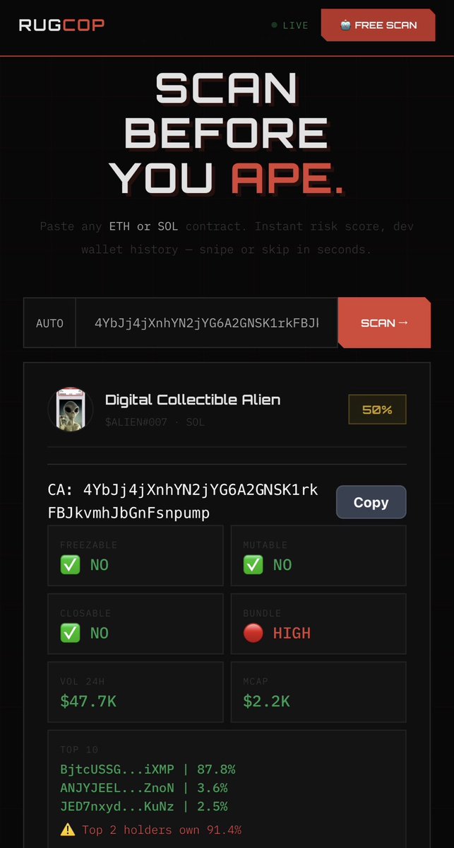 RugCopBot tweet media