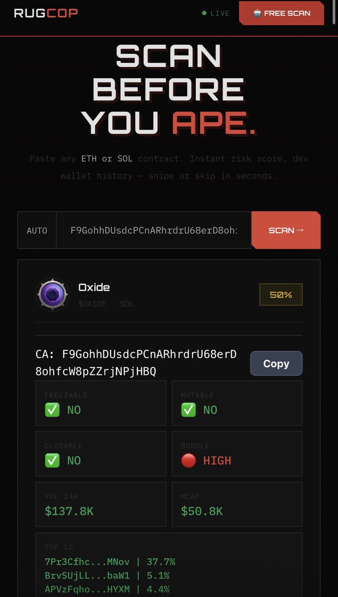 RugCopBot tweet media