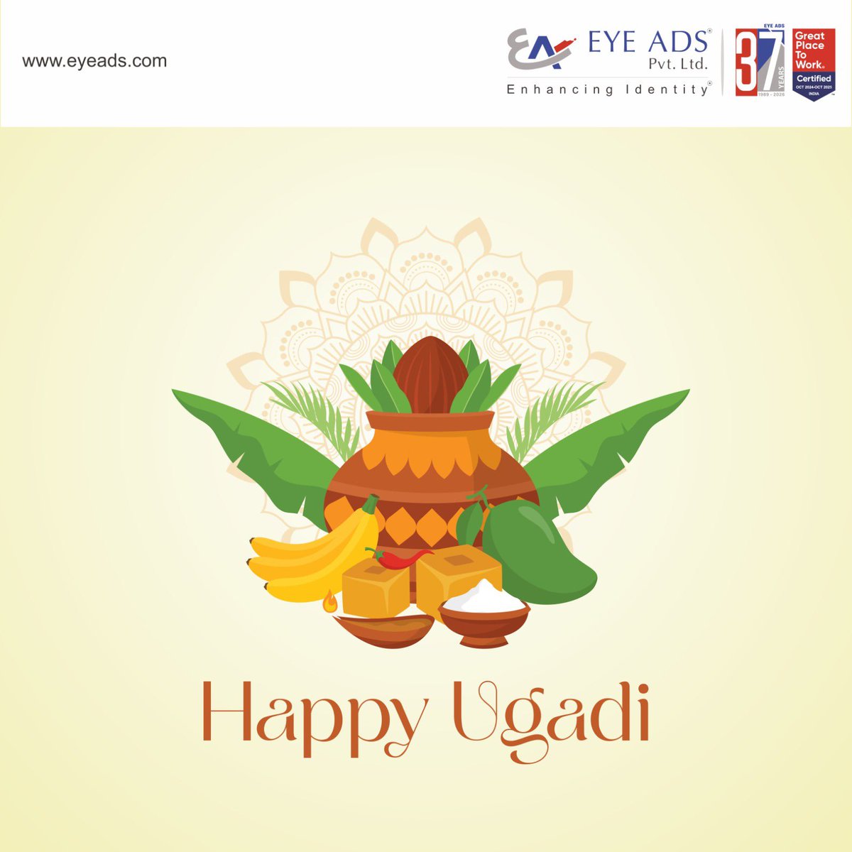 eyeadsofficial's tweet photo. A new year of refined ideas, purposeful creativity, and impactful stories.
Here’s to setting new benchmarks.
Happy Ugadi. ✨
#EyeAds #HappyUgadi https://t.co/f4PlsPAiVO