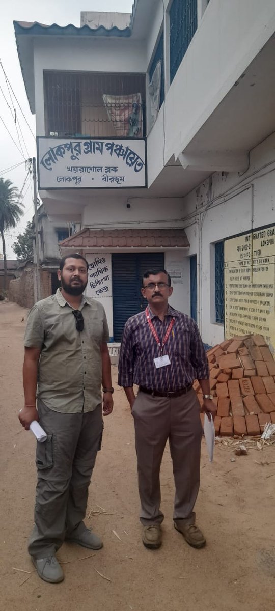 DoT_Kolkata's tweet photo. An Official from O/o the Pr. CCA Kolkata, with BSNL, surveyed 5 Blocks &amp; GPs in Birbhum (16–18 Mar 2026) and uploaded in the designated App under Amended BharatNet Project.
@DoT_India
@ControllerDot
#DigitalBharatNidhi #FTTHConnection
#BharatNet
#AmendedBharatNet https://t.co/0KrHHOqf0F