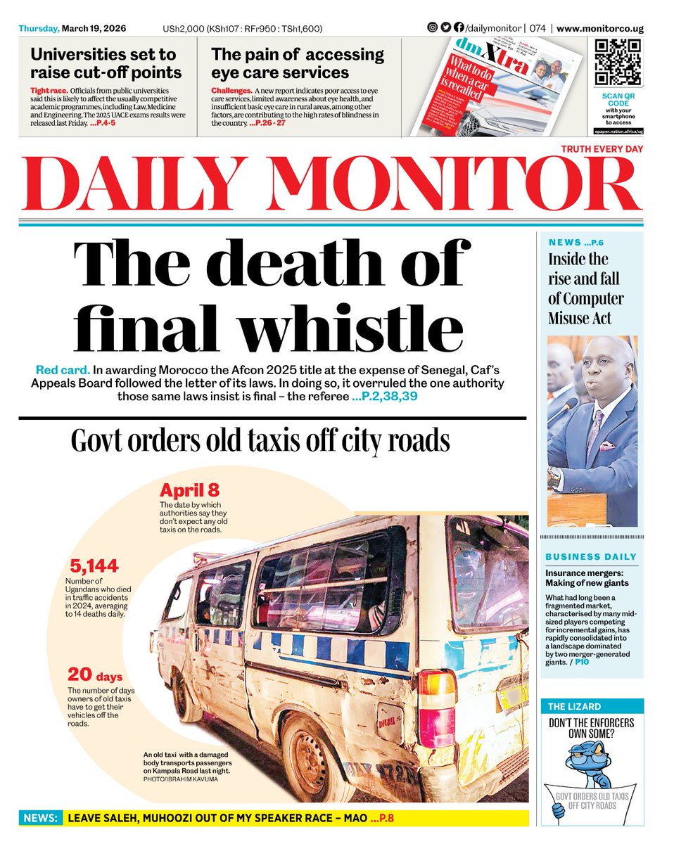 The death of final whistle https://t.co/2Lq4awktXg #MonitorUpdates