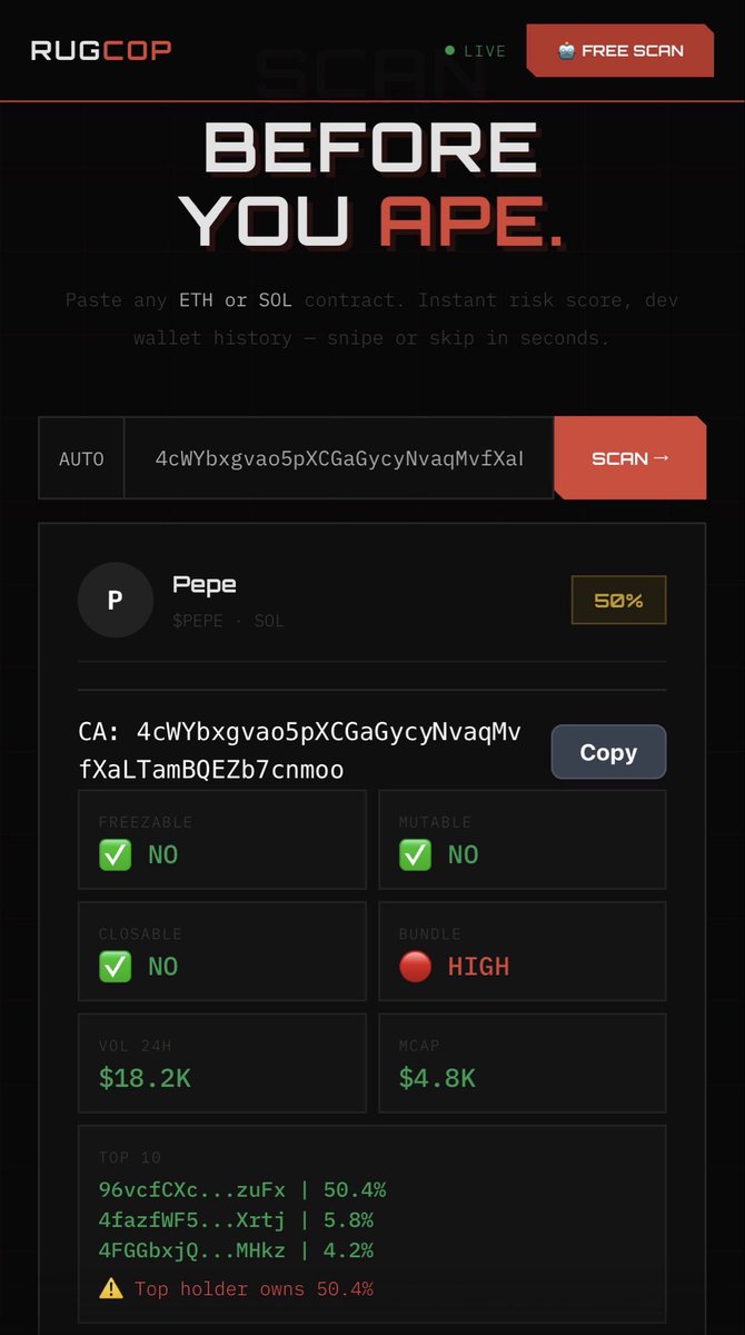 RugCopBot tweet media