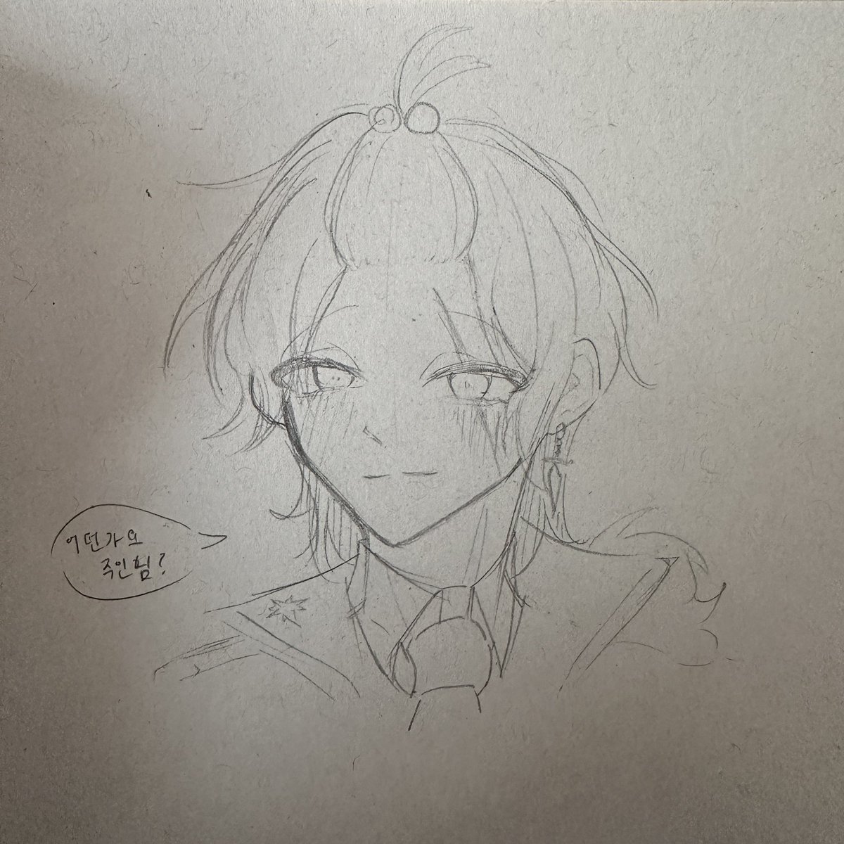 itsuka_rio_0611's tweet photo. 사과머리🧸✝️
(하우레스는 둘다 당했길래.. 양갈래와 사과머리 합쳤어요(?)

#aknk https://t.co/awMcCfyALV