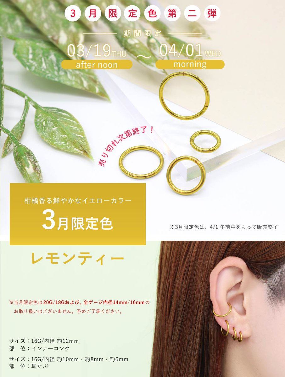 ボディピアス専門店 ROQUE tweet media