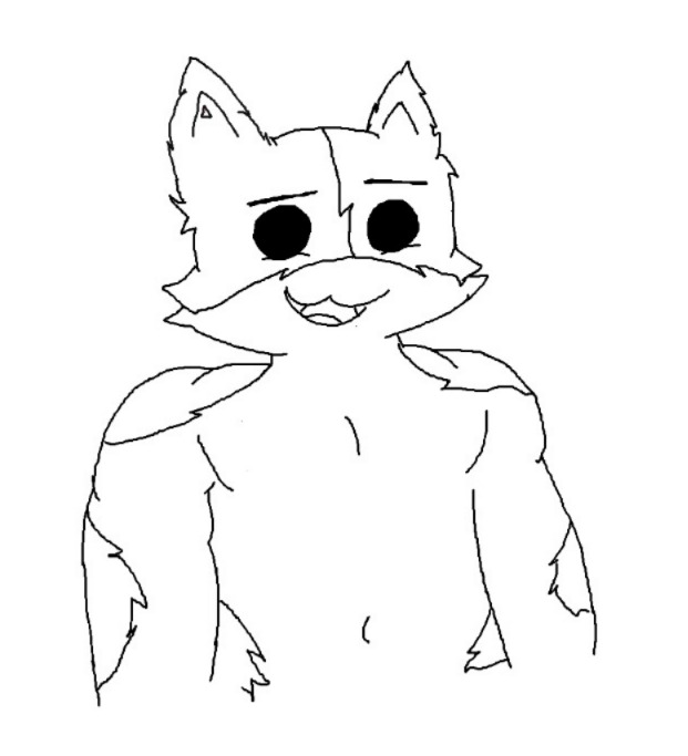 so, first attempt at a decent drawing of Meowscles done in Paint.. I'll improve little by little, I hope u like it:)