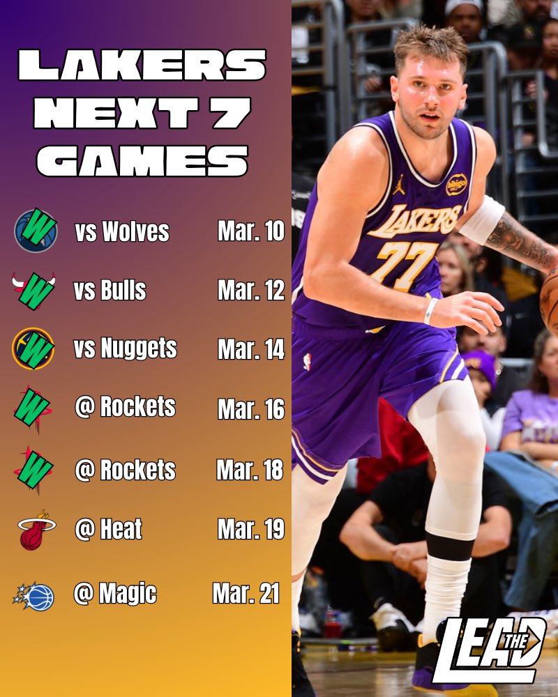 Lakers Lead tweet media