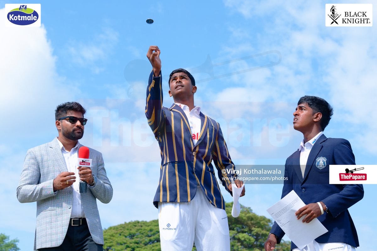 ThePapareSports's tweet image. St. Peter’s College won the toss and opted to bowl fist against St. Joseph’s College in the 92nd Battle of the Saints at the SSC Grounds.

Coverage Powered by Kotmale &amp;amp; Black Knight

LIVE NOW 👉 live.thepapare.com/event/st-josep…

#BattleOfTheSaints #BigMatchSeason