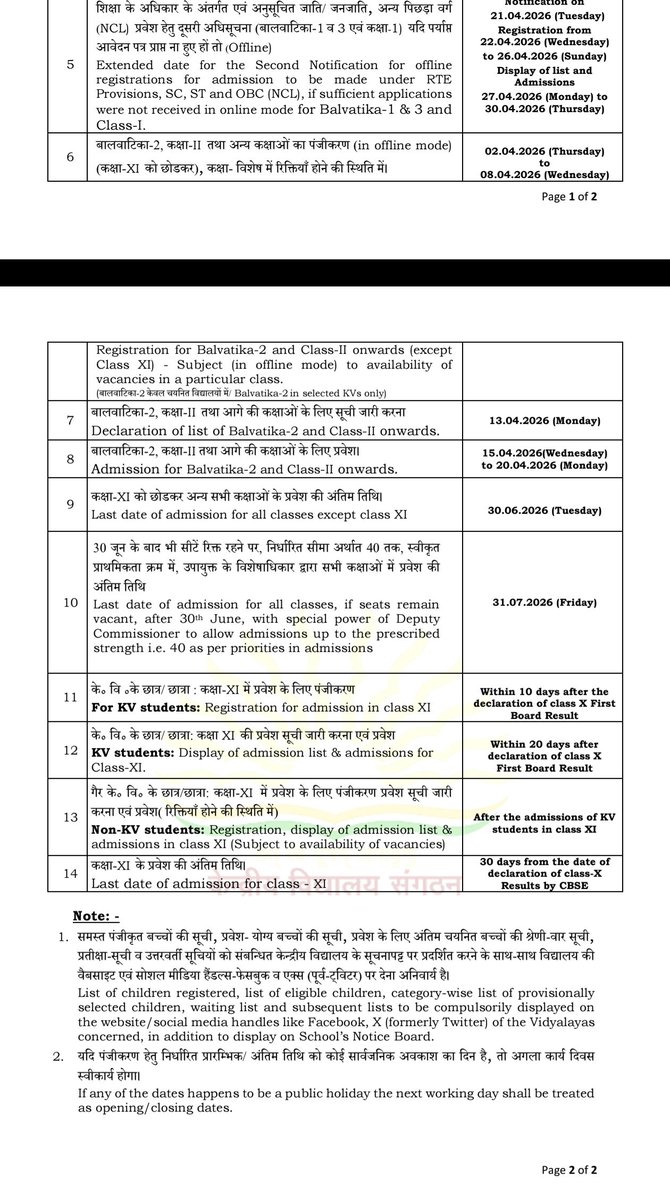 PM SHRI K.V. O. F. CHANDA tweet media