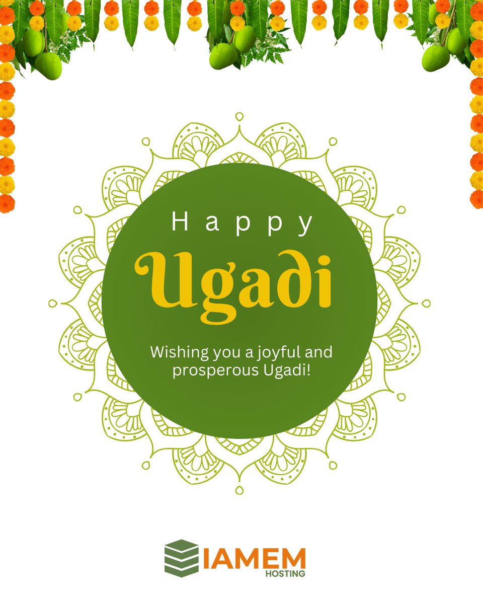 iamemhost's tweet photo. Wishing you a joyful Ugadi filled with new beginnings, growth, and success.

As the new year begins, may your business move forward with strength, stability, and the right foundation.

Here’s to a prosperous year ahead.

- Team IAMEM HOSTING

🌐 https://t.co/Fpr1zMoucE https://t.co/fFi4m978la