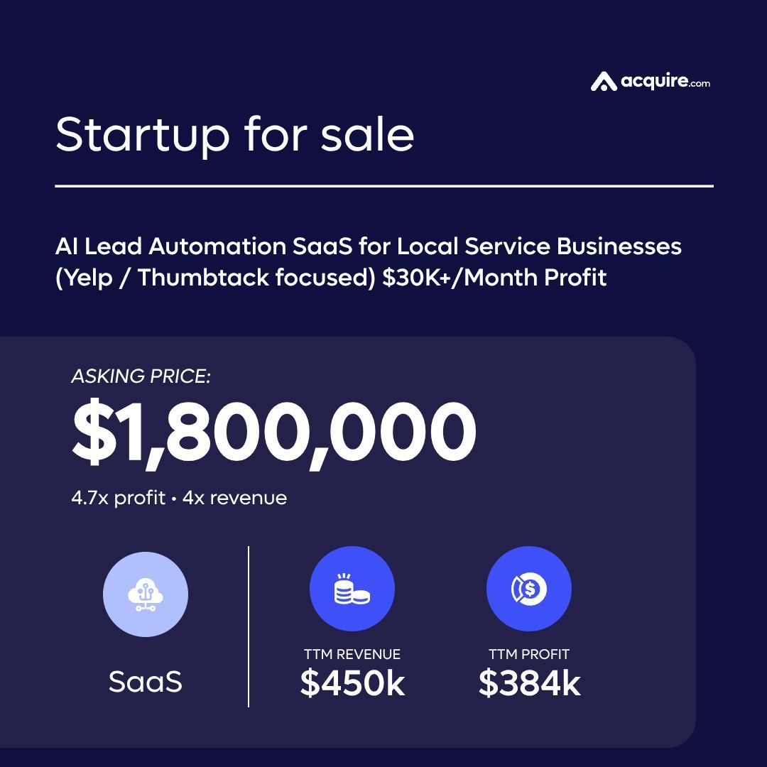 Formerly MicroAcquire (now acquire.com) tweet media