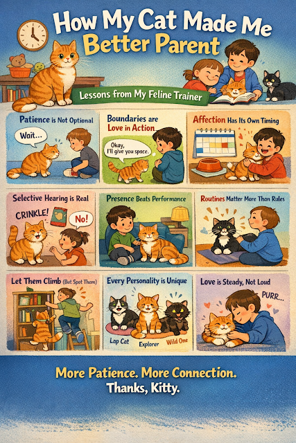 msi_press's tweet photo. How My #Cat Made Me a Better #Parent 

post inspired by the #awardwinning #book, How My Cat Made Me a Better Man, by Jeremy Feig

https://t.co/8RPPYT8NmU

#humor #pets #parenting https://t.co/J48fwZKgWH