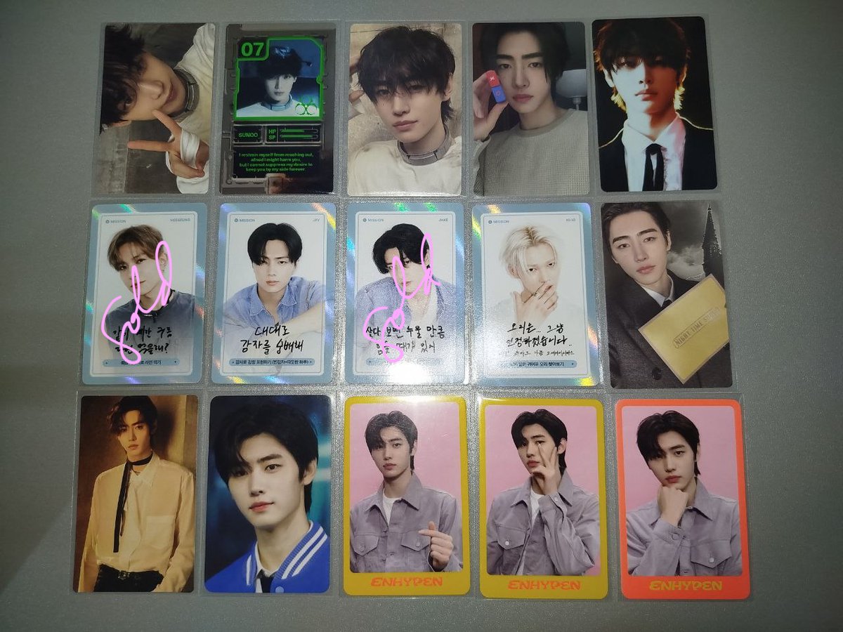 milkippang's tweet photo. #milkisells 𑣲 wts lfb ph

enhypen photocard set ( album and non-album pcs )

₱5,000 payo | ₱5,500 dop
— 52 pcs + 2 nrpc set
— w/ free packing mats

₱1,500 nrdp, rb: one month

loc: laguna | weekend shipping
tnc: https://t.co/rG6QDre3SQ https://t.co/0uyyX7bA5B