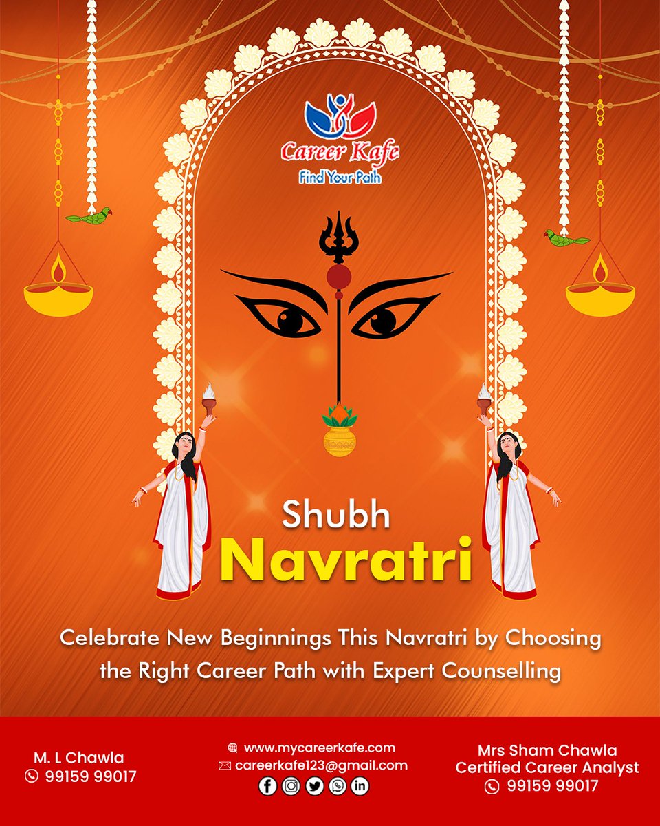 KafeCareer94975's tweet image. ✨ This Navratri, choose the right path with confidence 🙏
May Maa Durga guide your career journey 🌼#ShubhNavratri #CareerKafe #FindYourPath
