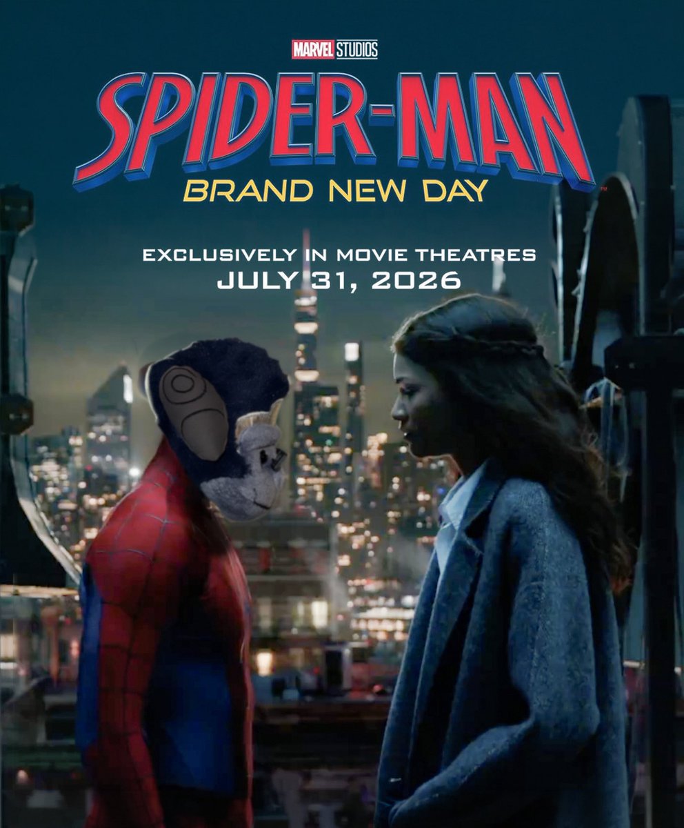 WrenchyC's tweet photo. It’s a brand new day. 

Happy Winton Wednesday #163! 🦍🕷️ https://t.co/kdD1eY29kp