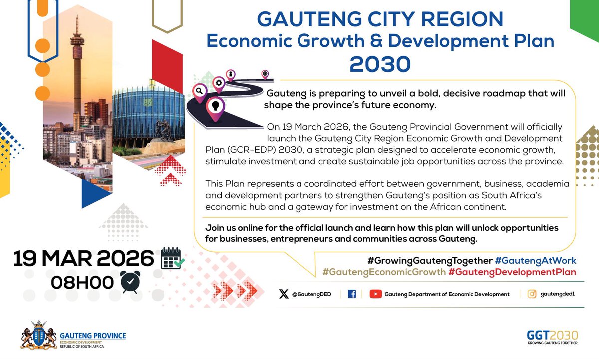 Gauteng Provincial Gov tweet media