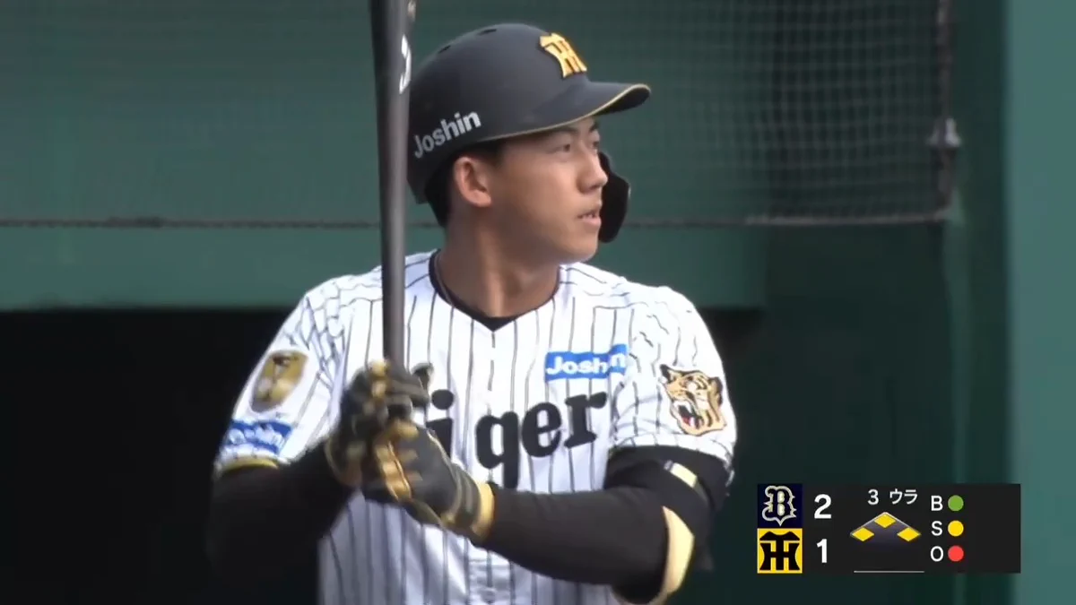 阪神ルーキー立石正広、プロ初満塁弾でファーム逆転劇