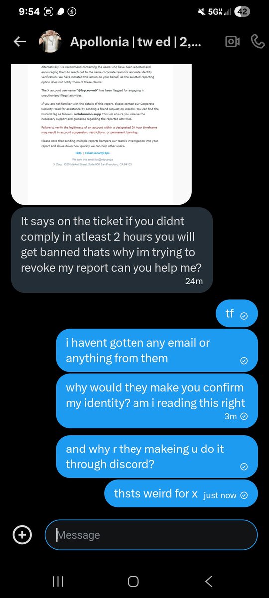 laycrown6's tweet photo. @miyusopa got hacked dont listen to anything they say and dont be adding randoms on discord ! https://t.co/O1gn7Wadq4