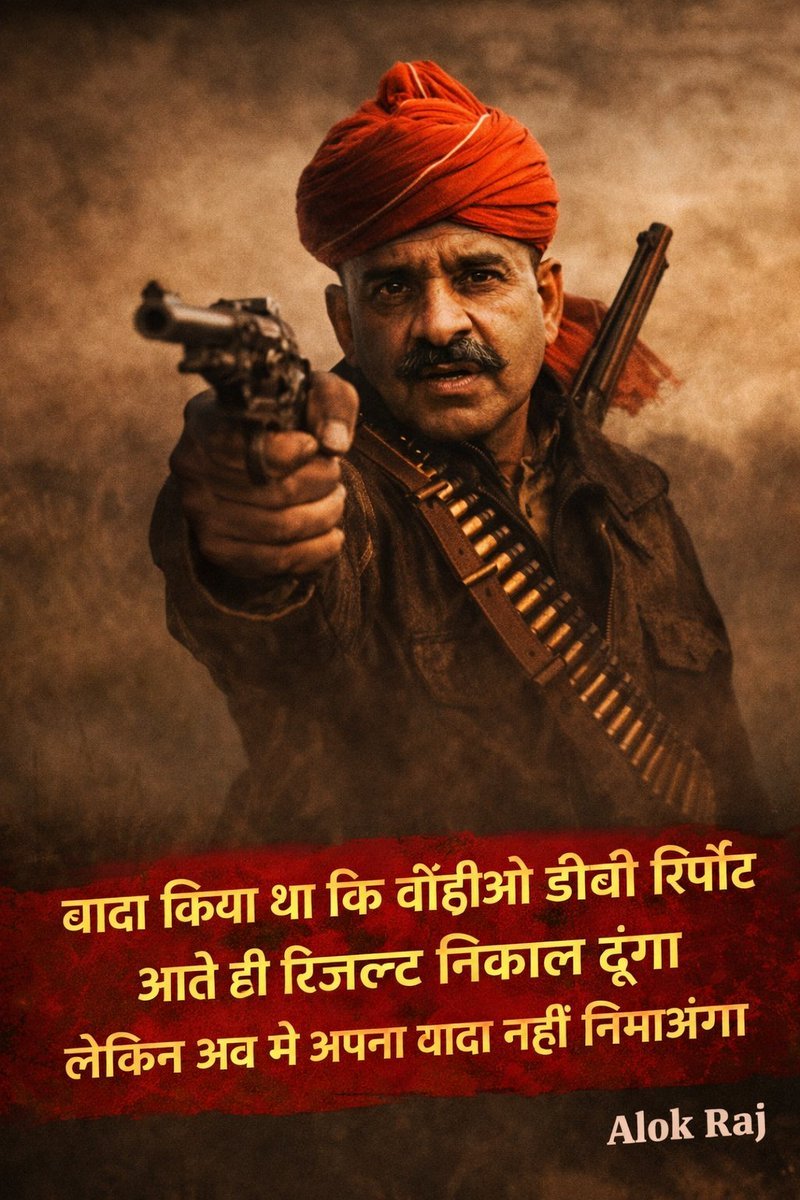 <a href="/alokrajRSSB/">Alok Raj</a> है मेरे प्रिय भक्त 
अब तो सरपंच भी कह रहे हैं कि मुझे अपने ग्राम पंचायत के विकास के लिए VDO चाहिए 
vdo का रिजल्ट 24 मार्च से पहले जारी कर दो ताकि पटवारी तथा चतुर्थ श्रेणी दोनों की, सीट खराब ना हो 
<a href="/alokrajRSSB/">Alok Raj</a> 
वीडियो वाले टावरों को खुश कर दो <a href="/alokrajRSSB/">Alok Raj</a>