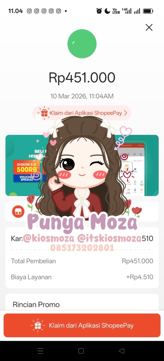 kiosmoza's tweet photo. 1372-1373
gestun spaylater shopee via scan qr

cair instant😗 https://t.co/rMmkHsKMlH