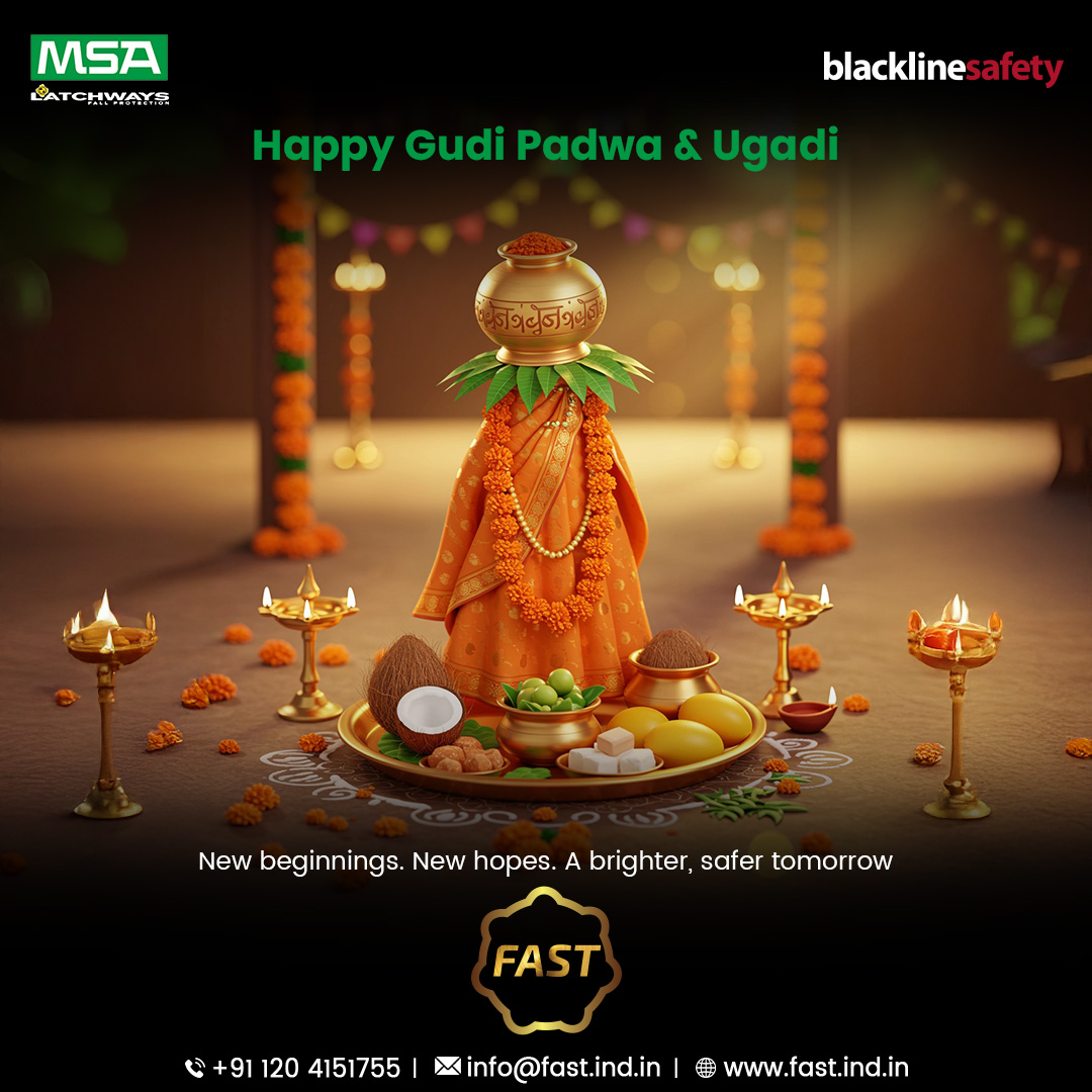 FASTIndia2's tweet photo. HAPPY #GUDIPADWA & #UGADI
New #Beginnings. Renewed #Commitment.
As we welcome the #Hindu #NewYear, we reaffirm our promise —
to #engineer safer #workplaces and #protect lives without compromise.
Every new #beginning deserves a #safer tomorrow.
#GudiPadwa #Ugadi #NewYear #FASTIndia #SafetyFirst #ProtectingLives