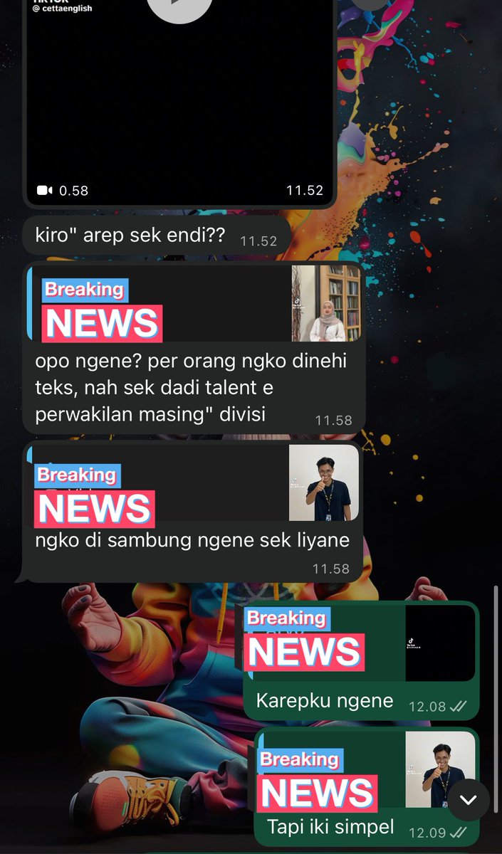 Kuraganku lali ne saiki tanggal abang, sesuk bodo 😭