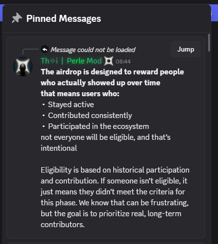 dev71024's tweet photo. they said rewards go to “real contributors”
but users who:
•stayed active
• completed tasks
• minted badges

still got nothing

then who exactly qualifies as a contributor?

if season 1 participation alone makes some wallets eligible

but long-term users get excluded https://t.co/GuzQU9BKJa