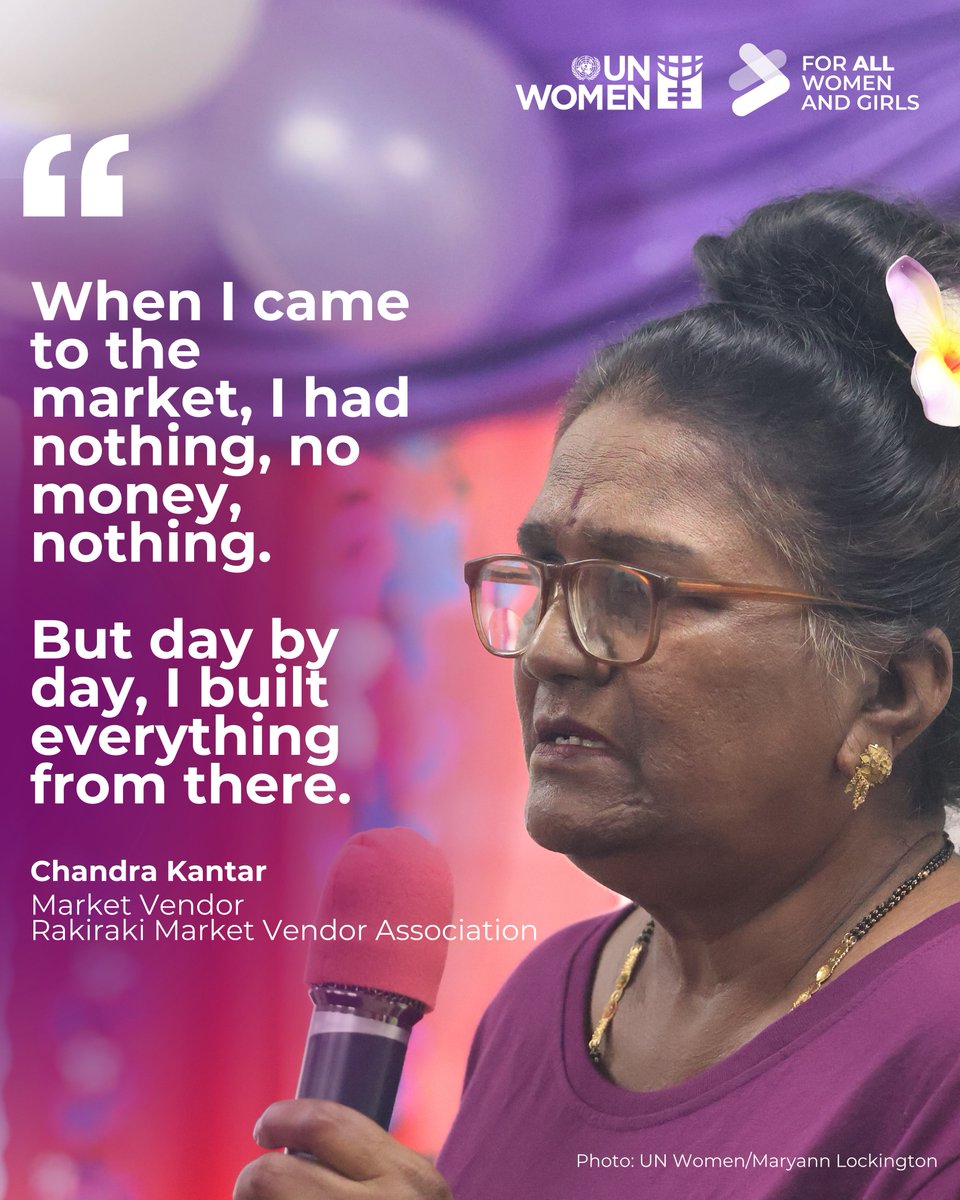 unwomenpacific's tweet image. #IWD2026 #Fiji 🇫🇯 | Yesterday, a vibrant sea of purple💜 filled Rakiraki Market as market vendors gathered in a shared call for Rights. Justice. Action.
🫱🏾‍🫲🏼#M4C @dfat @UNDP_Pacific