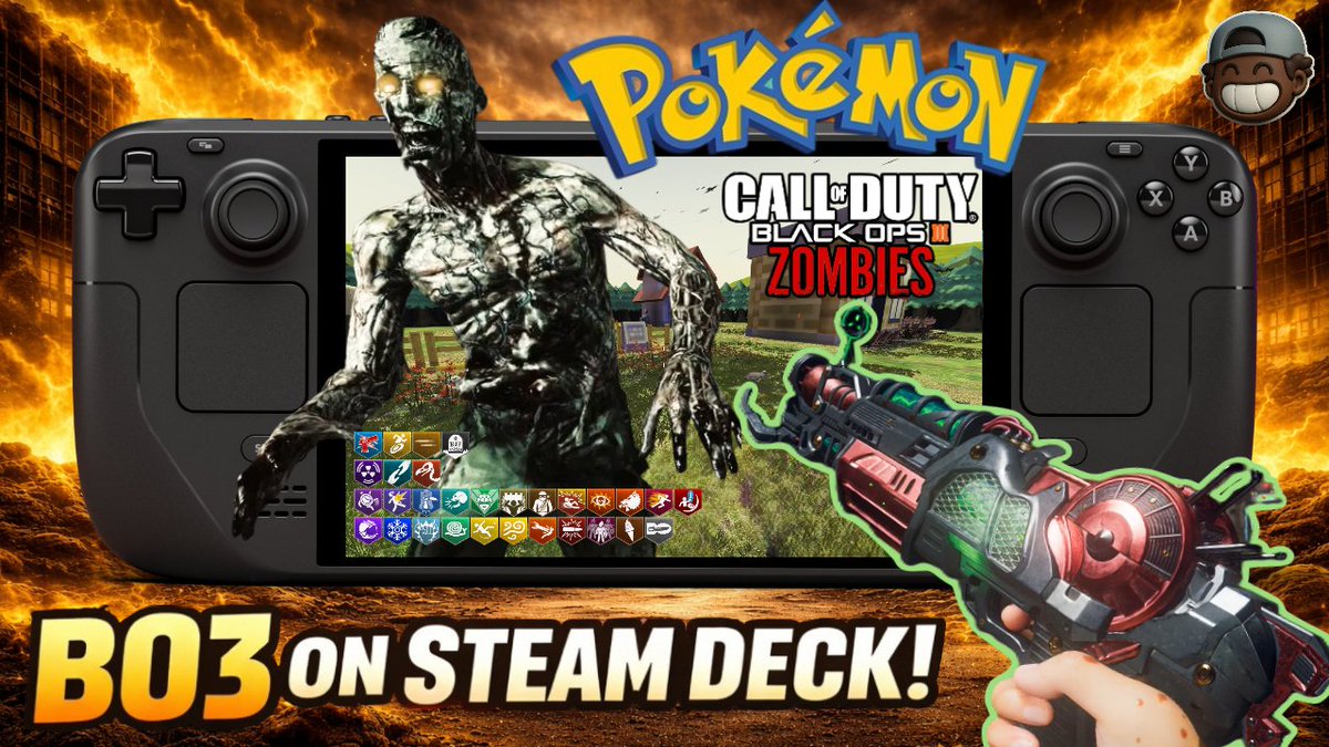 DFIZero's tweet image. 🔥 NEW VIDEO IS LIVE 🔥

Surviving Pokemon : Pallet Town on Steam Deck was pure chaos.
Fast map. Nonstop pressure. BO3 Zombies pushed to the limit.

▶️ Watch now:
youtube.com/@DFIZero

#BO3Zombies #CustomZombies #SteamDeck #CODZombies