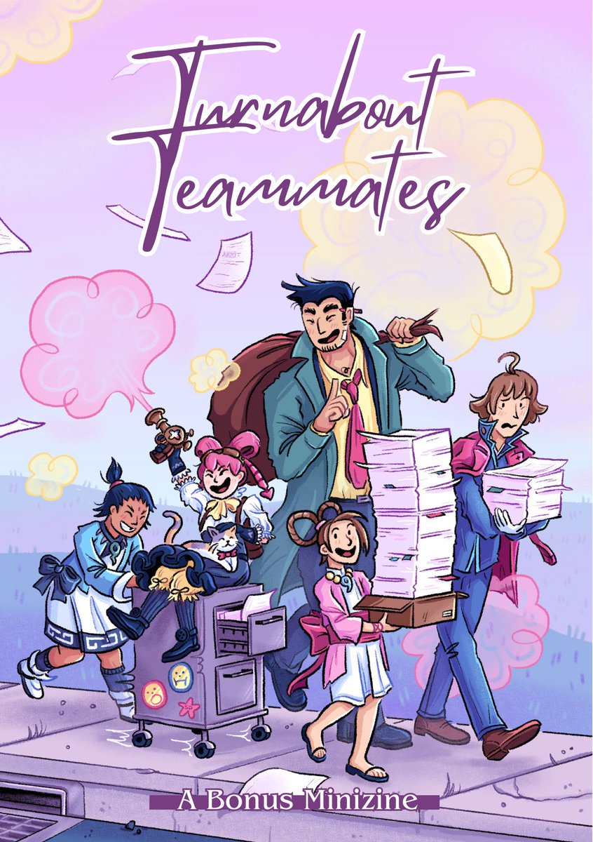 Ace Assistants and Turnabout Teammates are now AVAILABLE FOR FREE!

We hope to have physical orders shipping soon, but in the meantime, use the links below to access the digital zines. We're so proud of everyone's work!

AA: drive.google.com/drive/folders/…

TT: drive.google.com/drive/folders/…