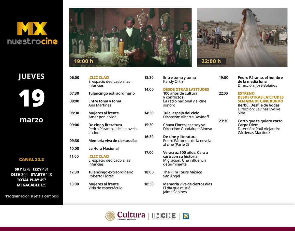 Canal MX Nuestro Cine tweet media