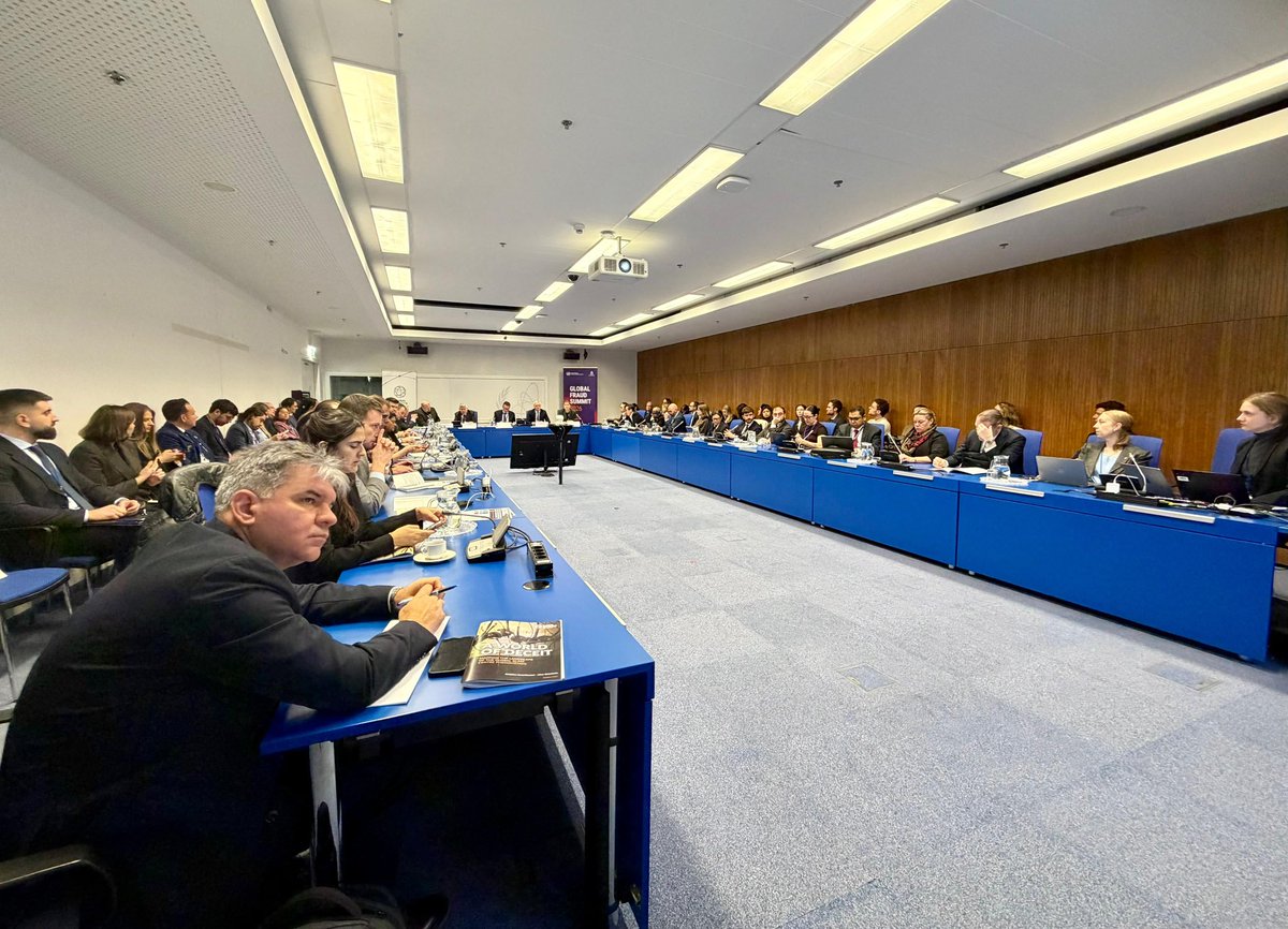 unafeiPNI's tweet photo. At the #GlobalFraudSummit side event hosted by #GITOC, #UNAFEI Director Yamauchi addressed the evolving threat of organized fraud and Japan’s response, stressing the need for stronger mutual legal assistance and enhanced law enforcement capacity in handling electronic evidence. https://t.co/eiGW0UQ6gb