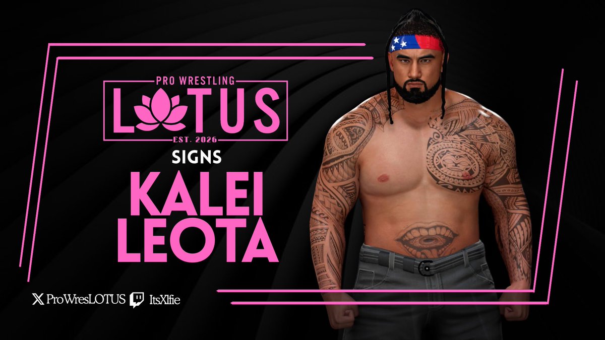 ProWresLOTUS's tweet photo. Kalei Leota has signed with Pro Wrestling LOTUS!

#WelcomeLeota #LOTUS https://t.co/ElK4tDpOME