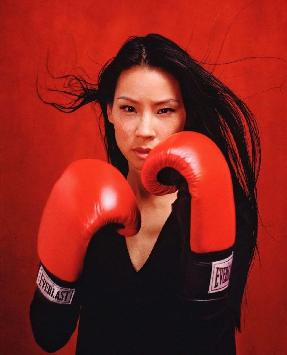 Lucy Liu photographed by Peter Lindberg