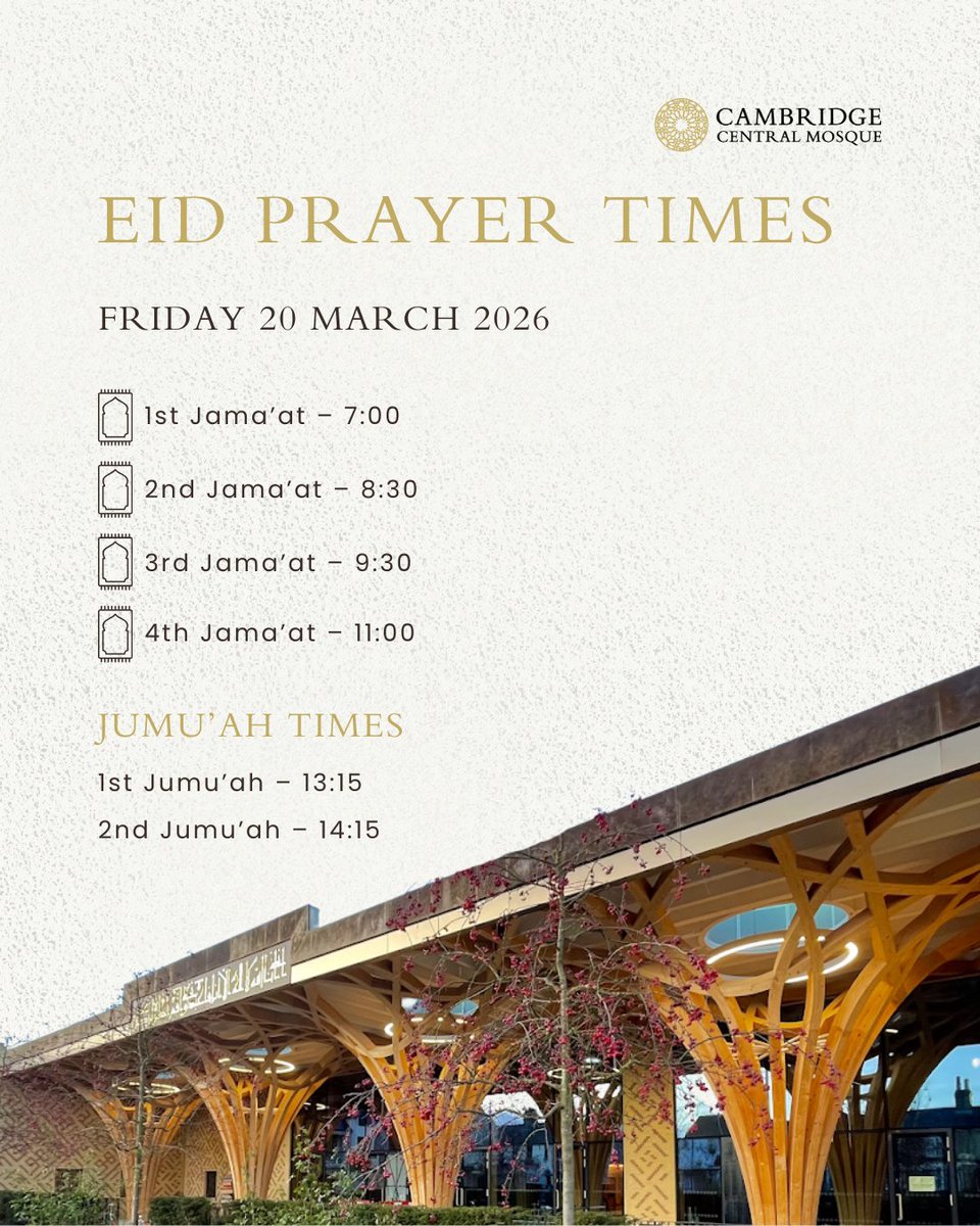 Cambridge Central Mosque tweet media