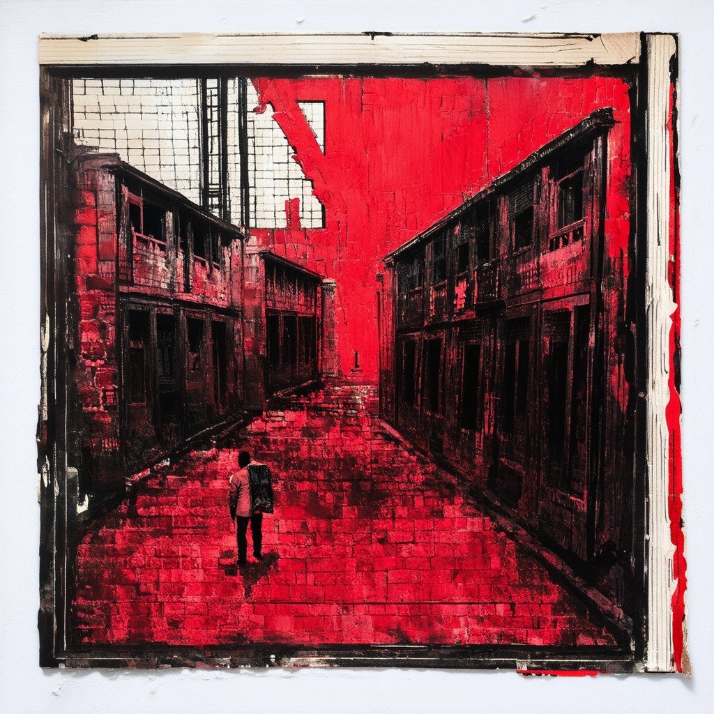 MintableART's tweet photo. Red alleys whisper
Havana chokes beneath fists
Freedom bars rust shut https://t.co/GjI1a2Q3l3