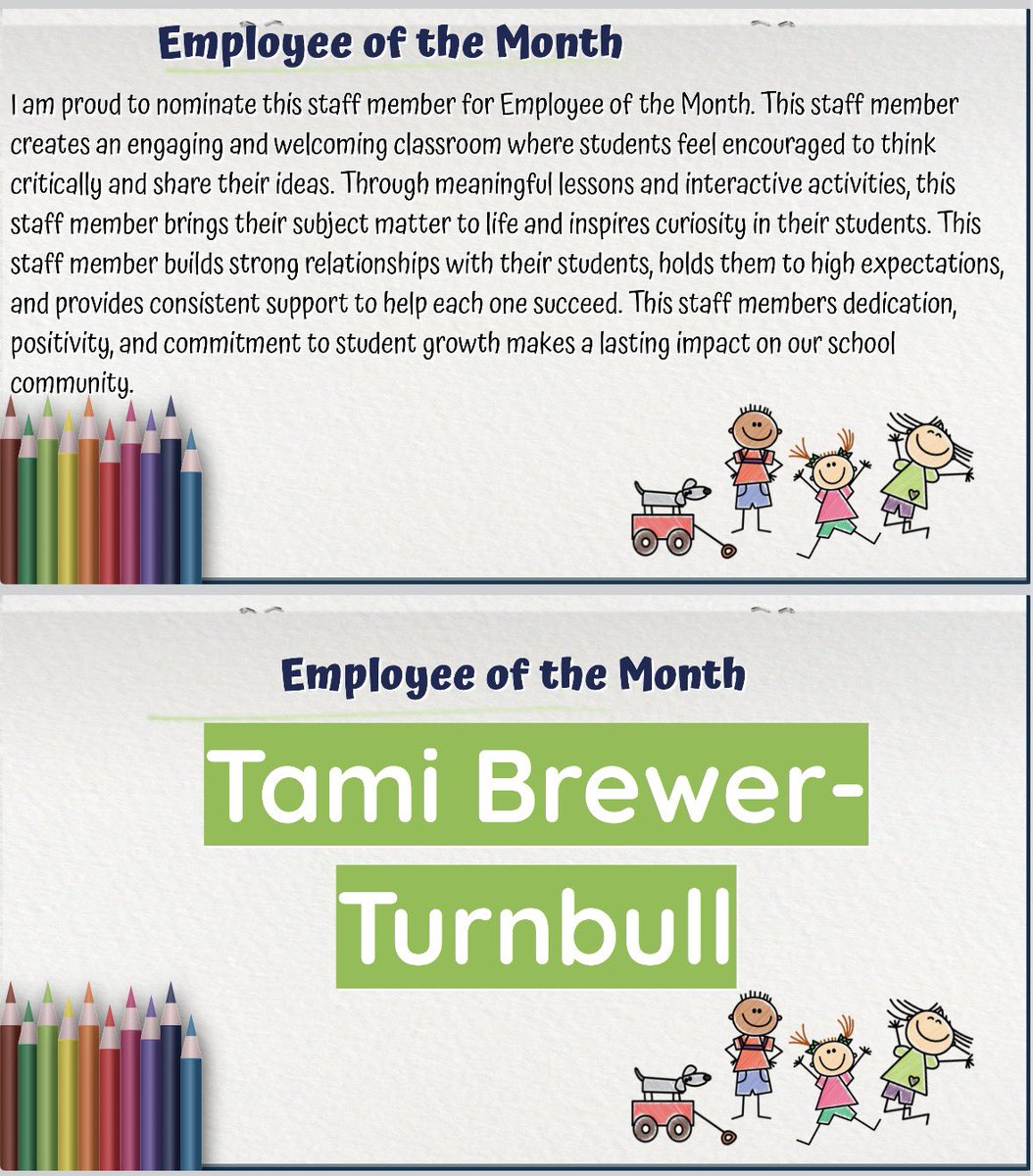TMS_Trojans's tweet photo. Congratulations to our Employees of the Month Mrs Brittney Pursifull and Mrs Tami Brewer-Turnbull!! TMS is so lucky to have you!! #TMS #TrojanNation #Proud2BR3 #TrojansTogether   #WeAreTroy #TMS #ItsAGreatDayToBeATrojan https://t.co/ZgNdydqnGj