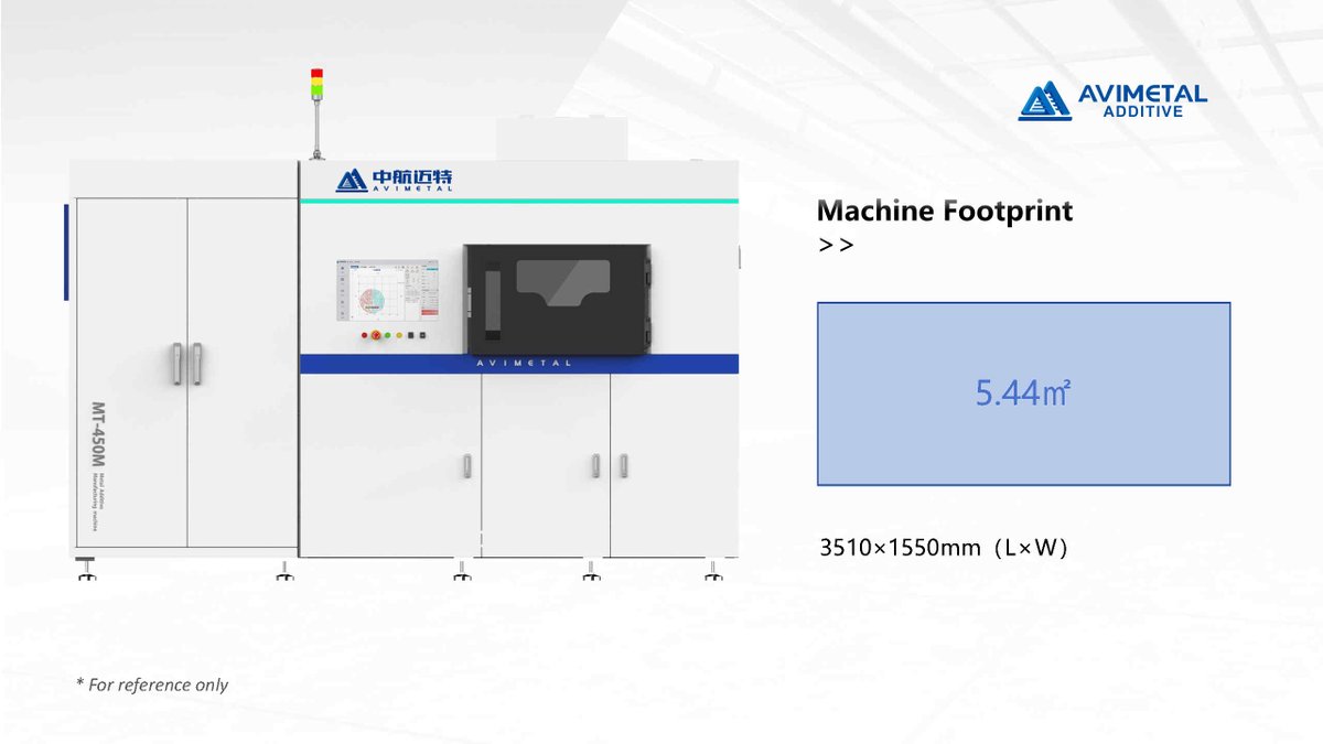 LeshaunWu's tweet photo. 🚀 New Launch | AVIMETAL MT450M Industrial Metal 3D Printer ⚙️ 

On TCT Asia 2026, AVIMETAL unveiled its latest industrial flagship – the MT450M Laser Powder Bed Fusion (LPBF) system. https://t.co/UfgTGUbFqn