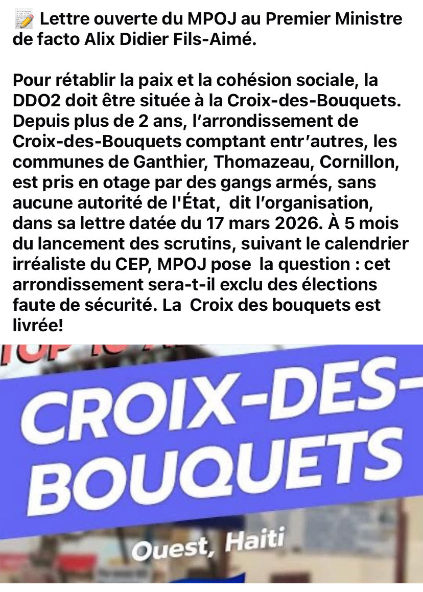 Émancipation FM (90.7) PauP, Haiti tweet media