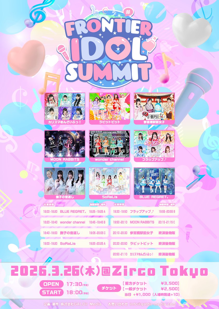 FRONTIER IDOL SUMMIT tweet media